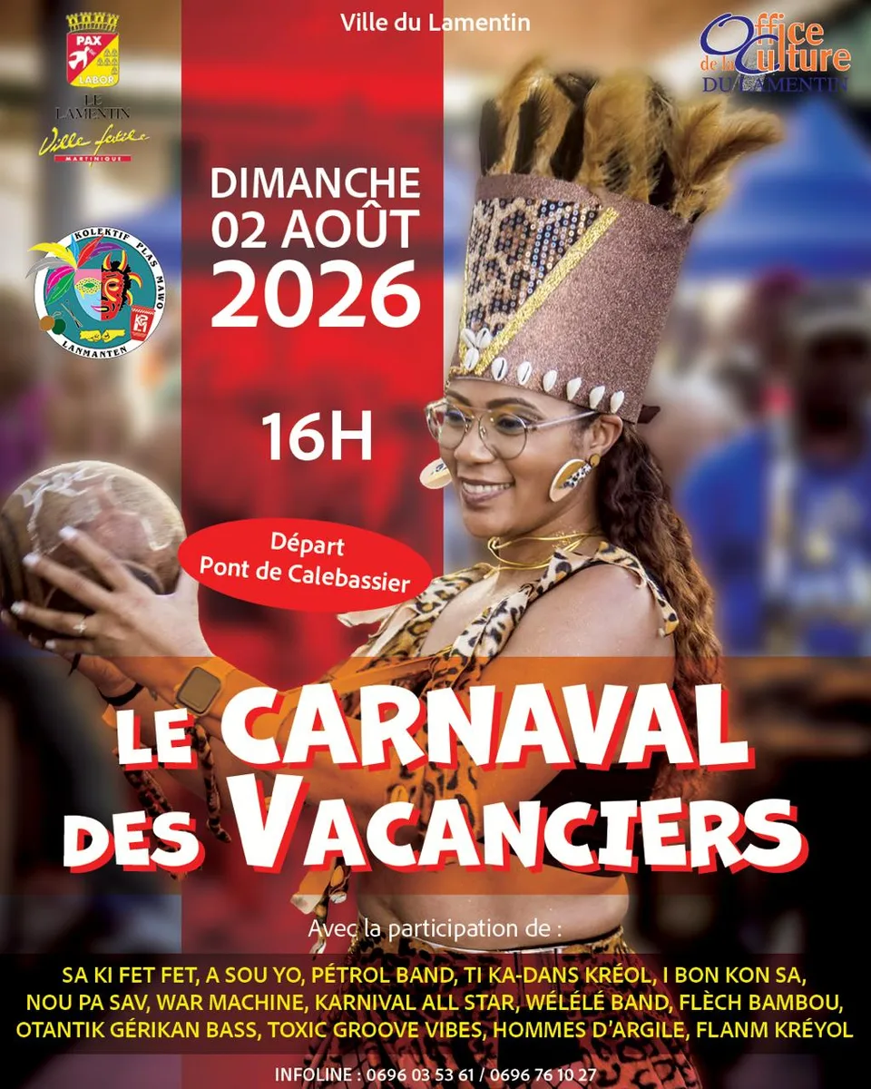 Le Carnaval des Vacanciers 2026 au Lamentin